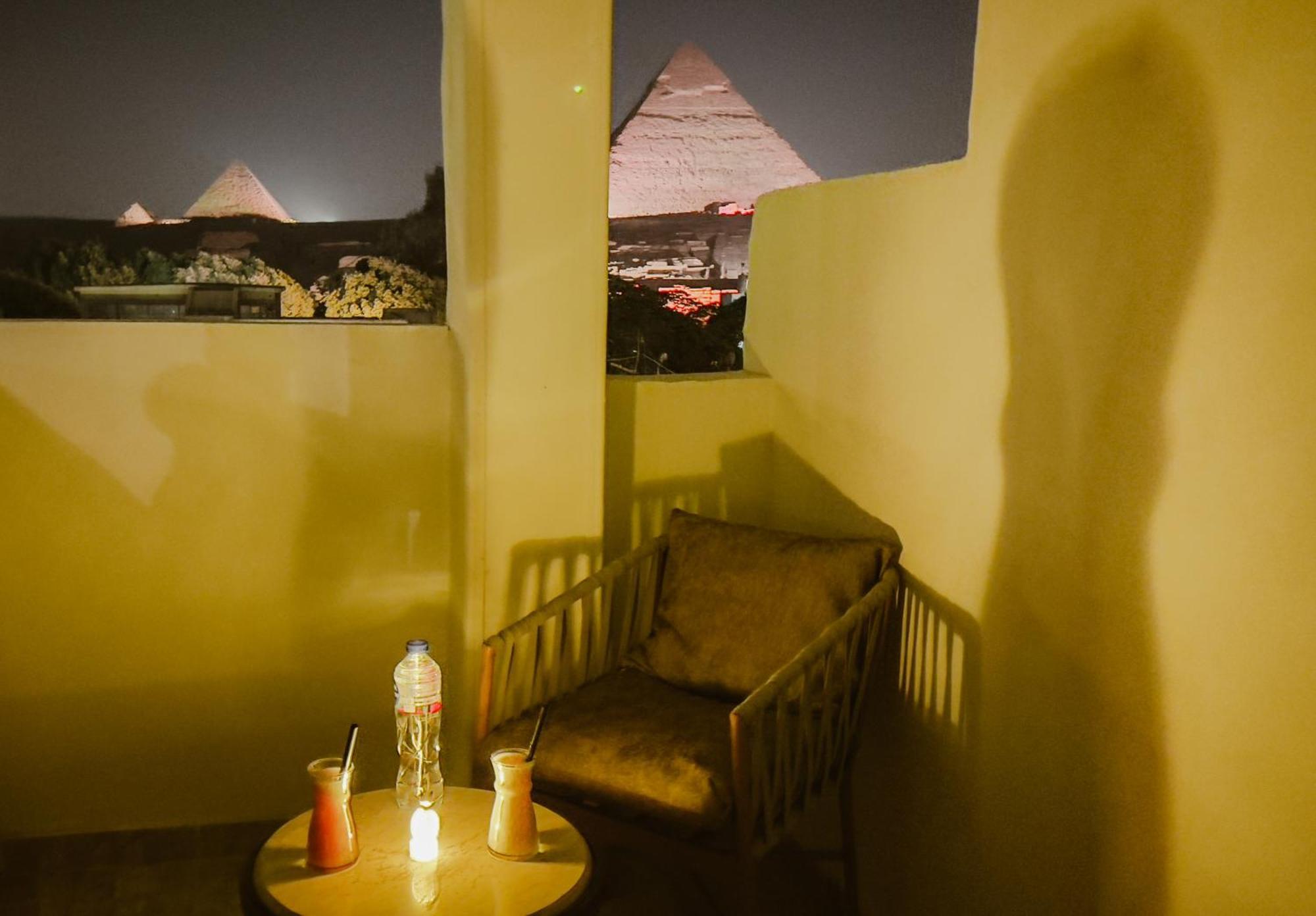 Pyramids Vista Inn Kafret el-Gabal Exterior foto