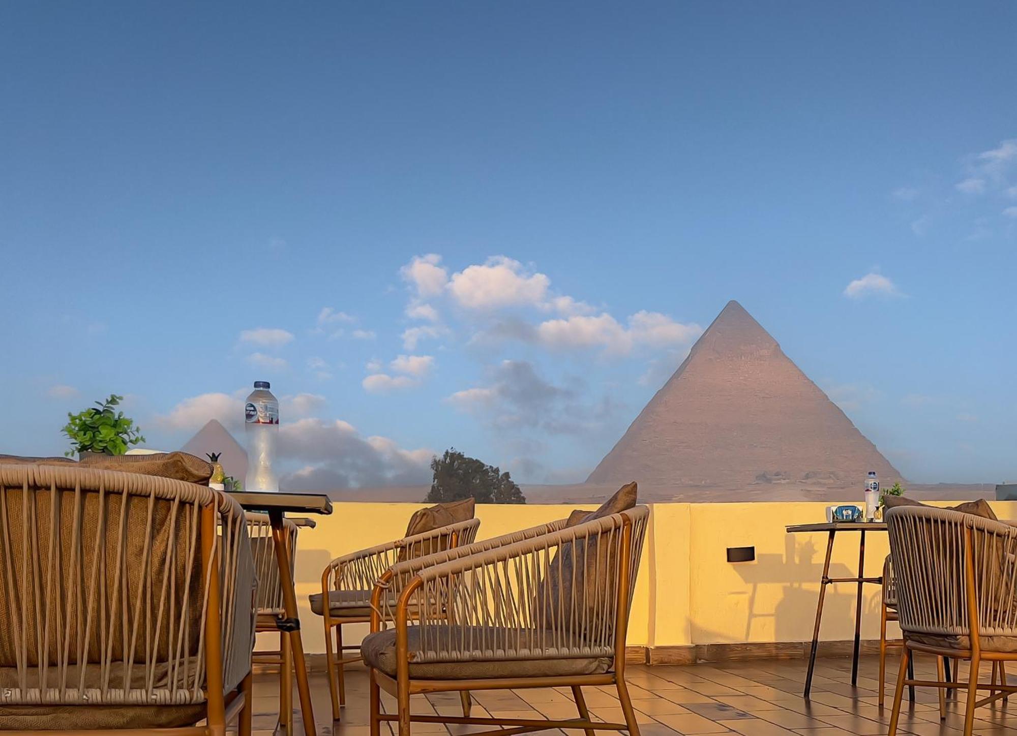Pyramids Vista Inn Kafret el-Gabal Exterior foto
